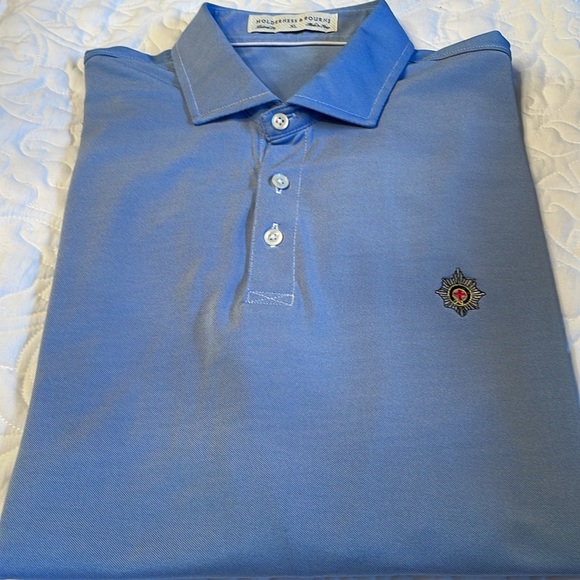 Holderness & Bourne Tailored Fit. SS Light Blue Jersey.Size XL - Picture 4 of 5